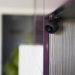 Säkerhetskamera uppsatt i hem